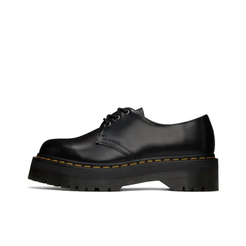 Dr. Martens 1461 Smooth Leather Platform Black-0