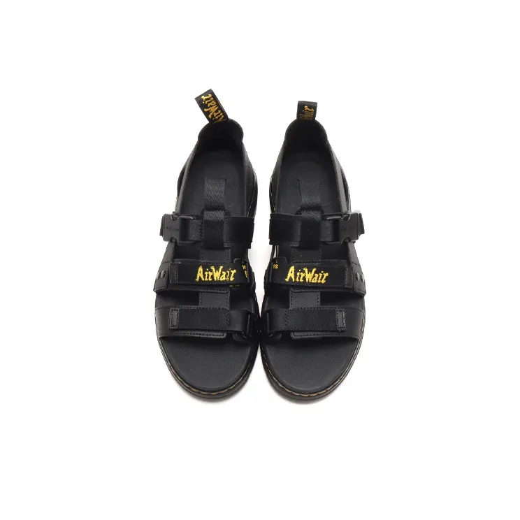 Dr.Martens Tract Pearson Wear Resistant Cozy Webbing Sports Unisex Black Sandals-3