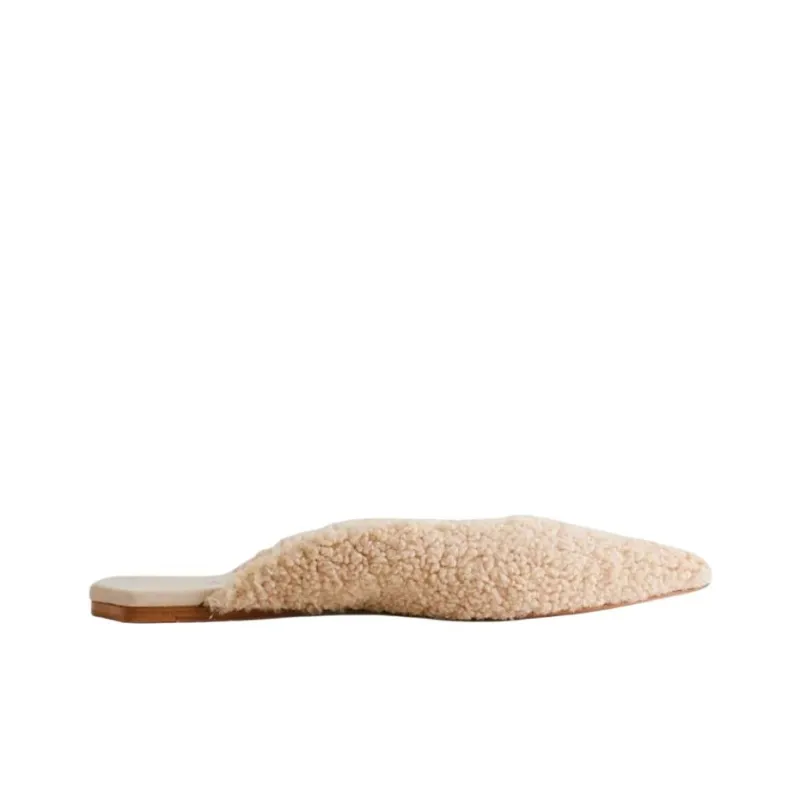 TIBI Wrap-toe Slippers Women's Beige-1