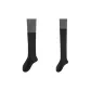 2 Pack (Gray Ankle Socks+Gray Knee-High Socks)