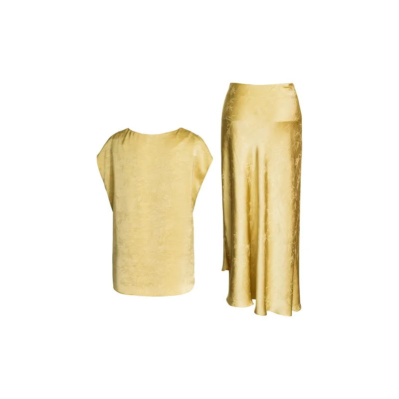 ROEYSHOUSE Skirt Set Women's Yellow-1