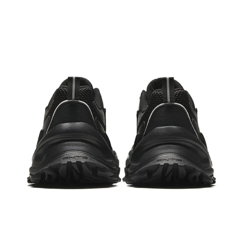 Anta Life Collection Cushioning Slip Resistant Low Top Casual Shoes Men's Black-3