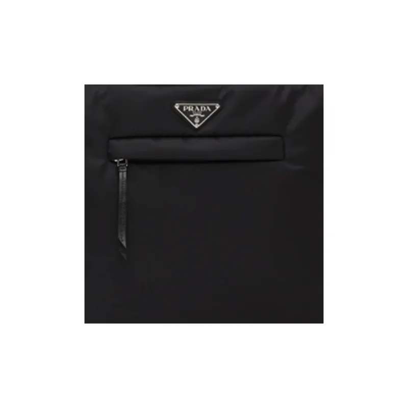 PRADA Nylon Tote Bag Shopping Bag Shoulder Bag Handbag Women's Black-5