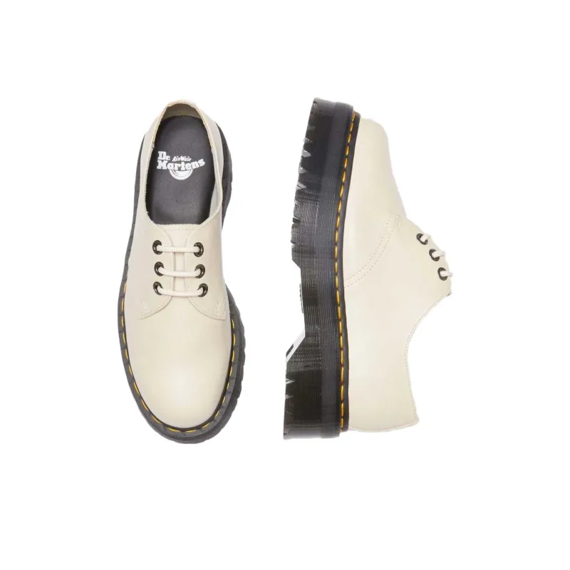 Dr.Martens 1461 Ii Pisa Leather Platform Shoes 'Parchment Beige'-4