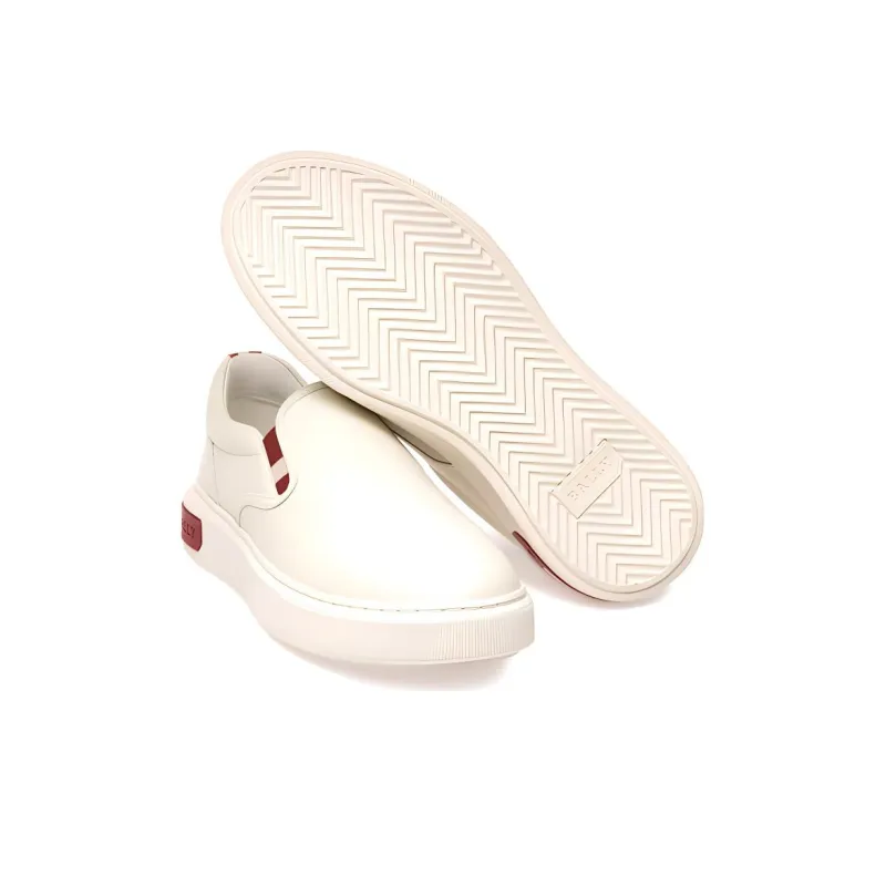 BALLY Mya Striped Band Slip-on Sneakers Women's-4