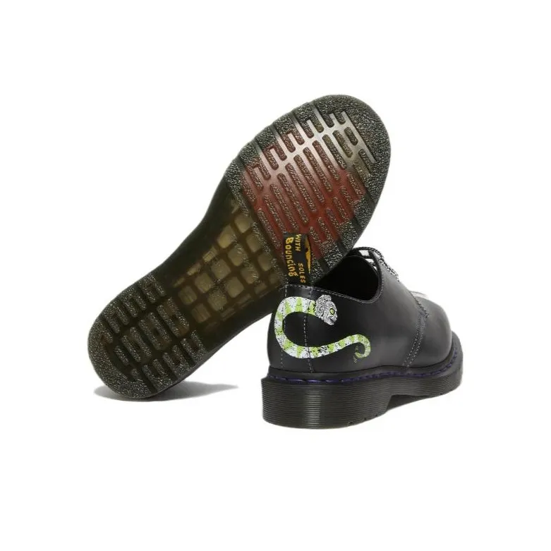 Dr. Martens 1461 Wb Beetlejuice Smooth Leather Oxford Black Smooth-5