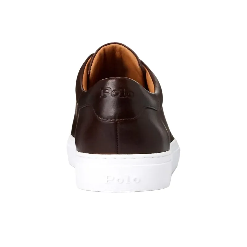 Polo Ralph Lauren Jermain Skateboard Shoes Men's Brown-4