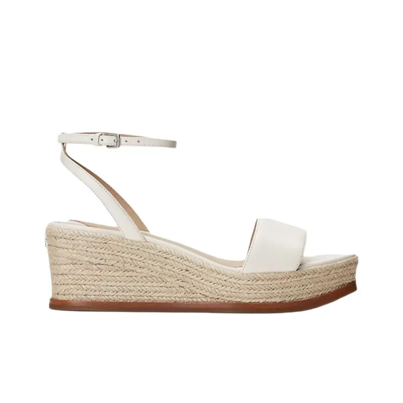 LAUREN RALPH LAUREN Leona Strap Sandals 3.5cm Women's White-1