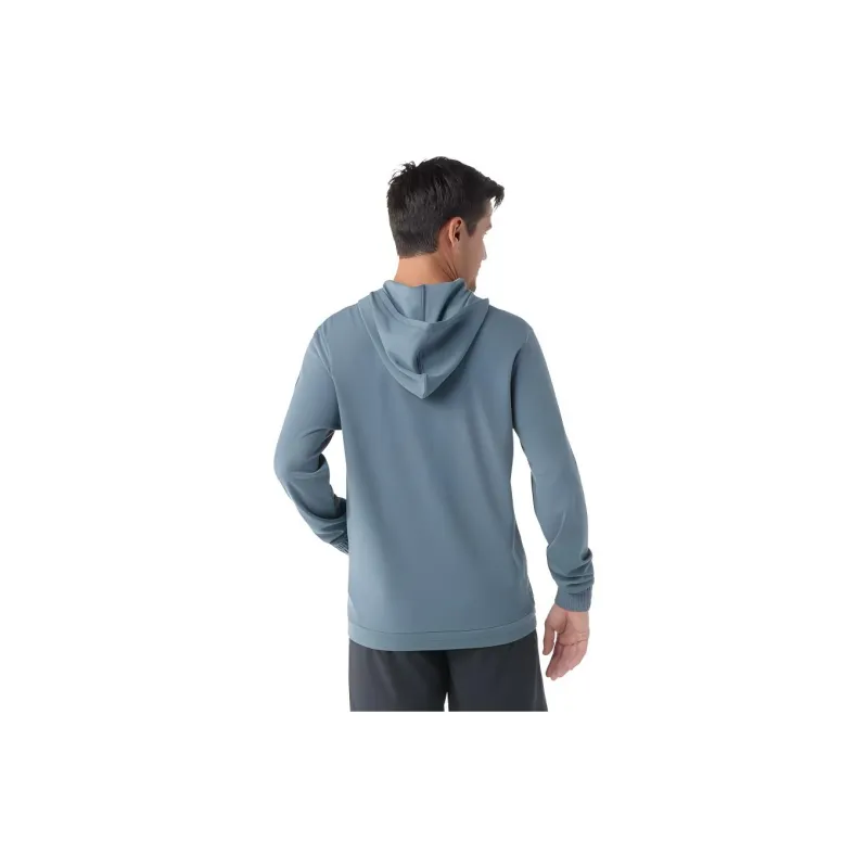 SMARTWOOL Men's Active Uptempo Full Zip Hoodie Jackets Coats Men's Cyan Blue-1