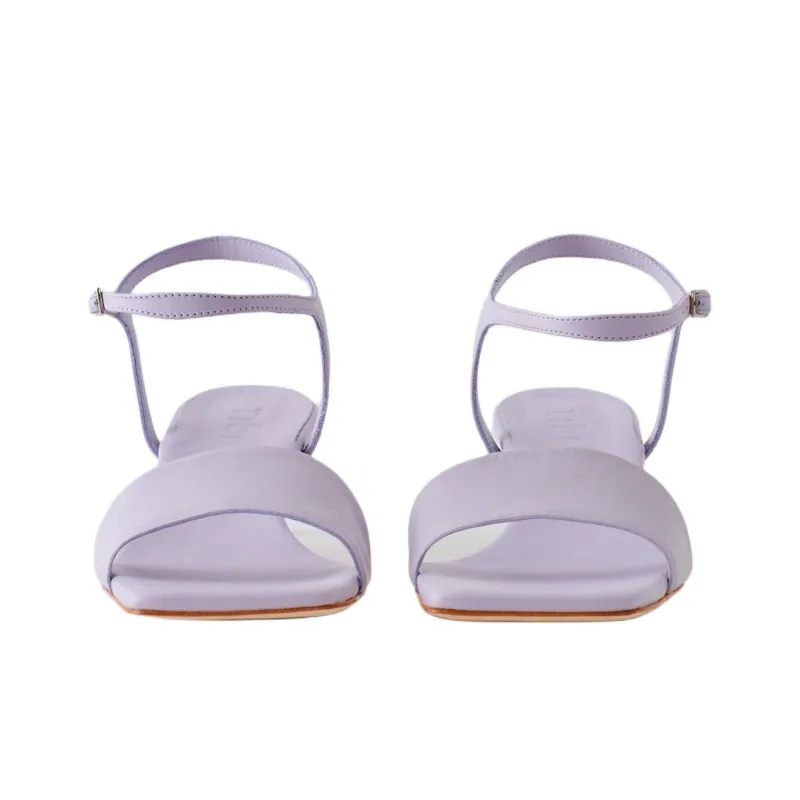 TIBI Wilbur Strap Sandals 4.5cm Women's Purple-3