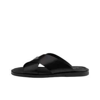 PRADA Slide Slippers Shoes Men on Sale & Authentic - POIZON