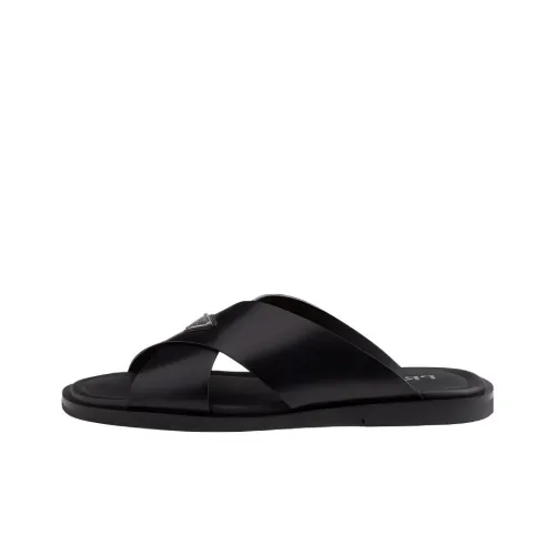 PRADA Slide Slippers Men Black