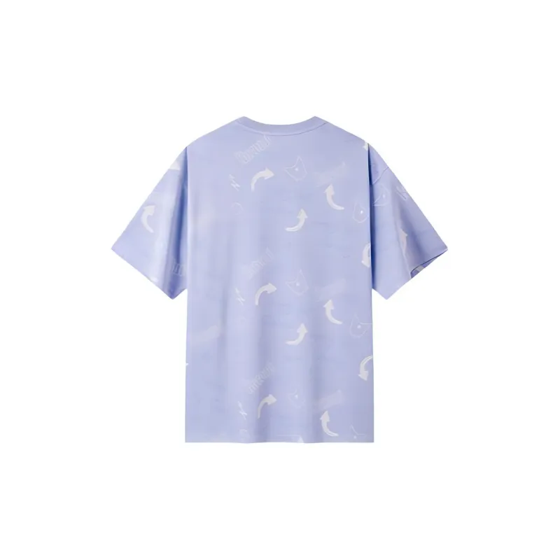 XTEP T Shirt Unisex Light Cloud Purple-1