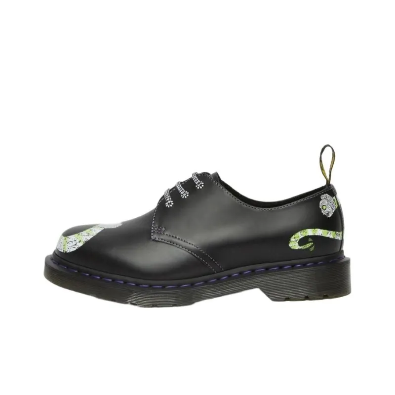 Dr. Martens 1461 Wb Beetlejuice Smooth Leather Oxford Black Smooth-0