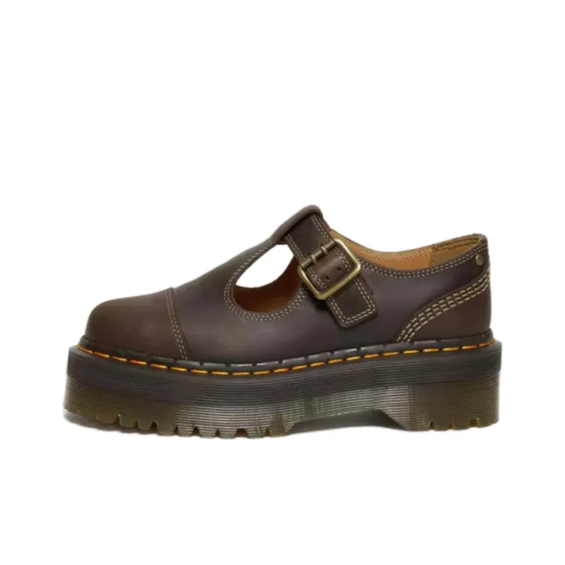 Dr.Martens Casual Single Shoes Women's Dark Umber-0