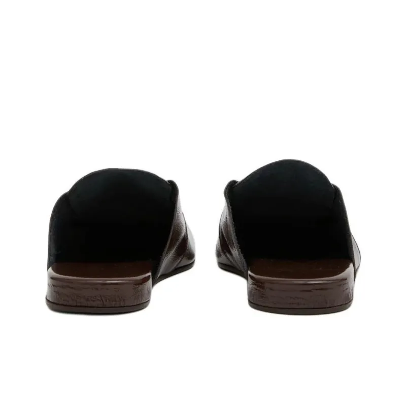 TIBI Wrap-toe Slippers Women's Brown-4