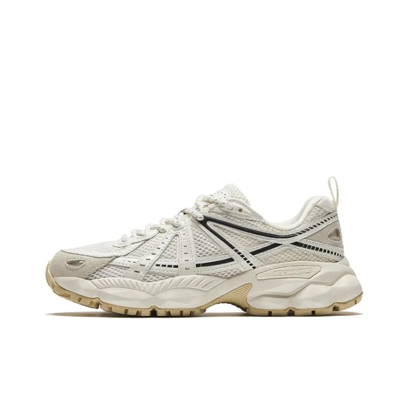 Anta Champion Series Cushioned Slip Resistant Low Top Casual Shoes Women's White Black-0