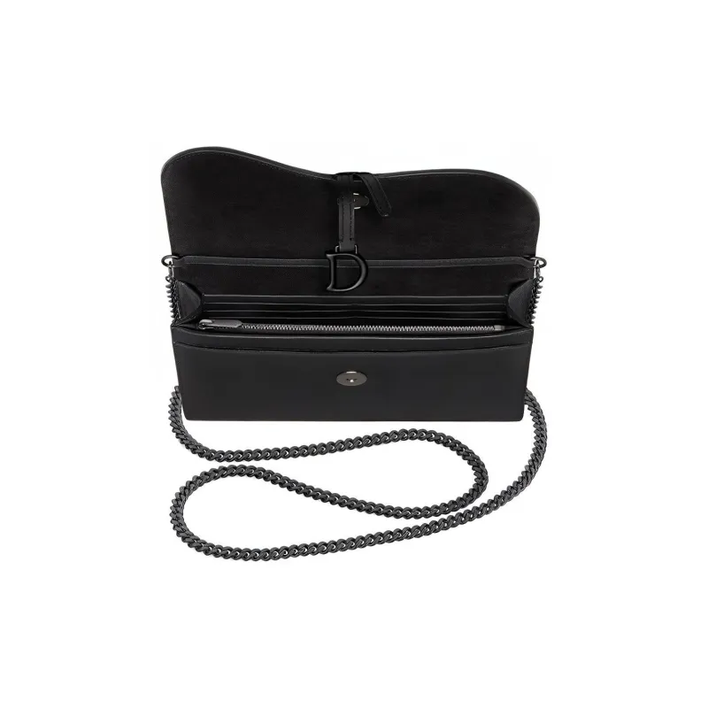 DIOR Saddle Matte Cowhide Saddle Bag Shoulder Bag Crossbody Bag Women's Black-2