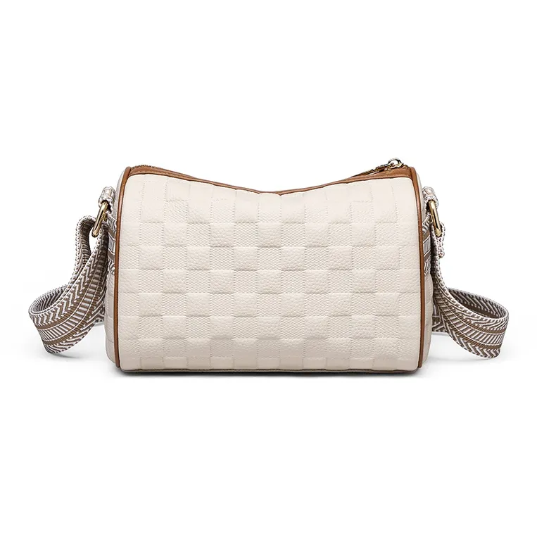 C°BANNER Cow Leather With Synthetic Leather Pillow Shoulder Bag Women's-4