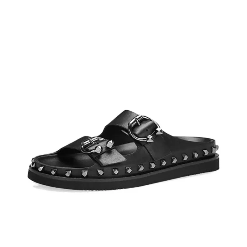 ASH Slide Slippers Women's Black-1