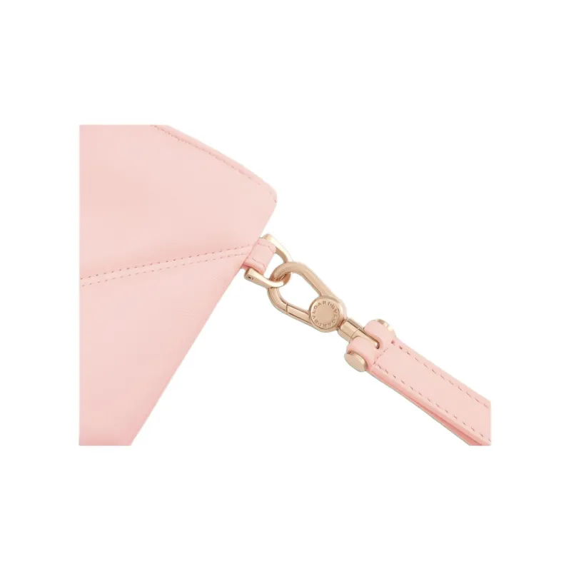 BVLGARI Serpenti Cabochon Calfskin Clutch Women's Pink-3