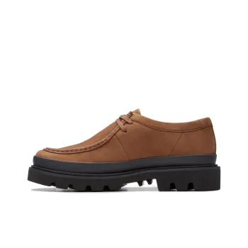 Clarks Badell Seam Casual Shoes Men's Brown