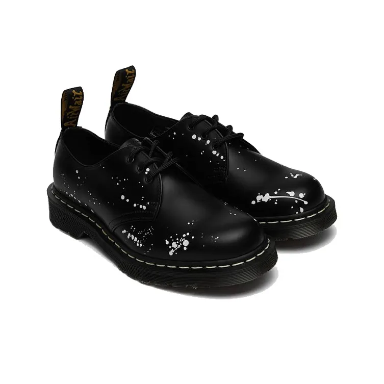 Dr. Martens 1461 3 Eye Made In England Neighborhood Paint Splatter-2
