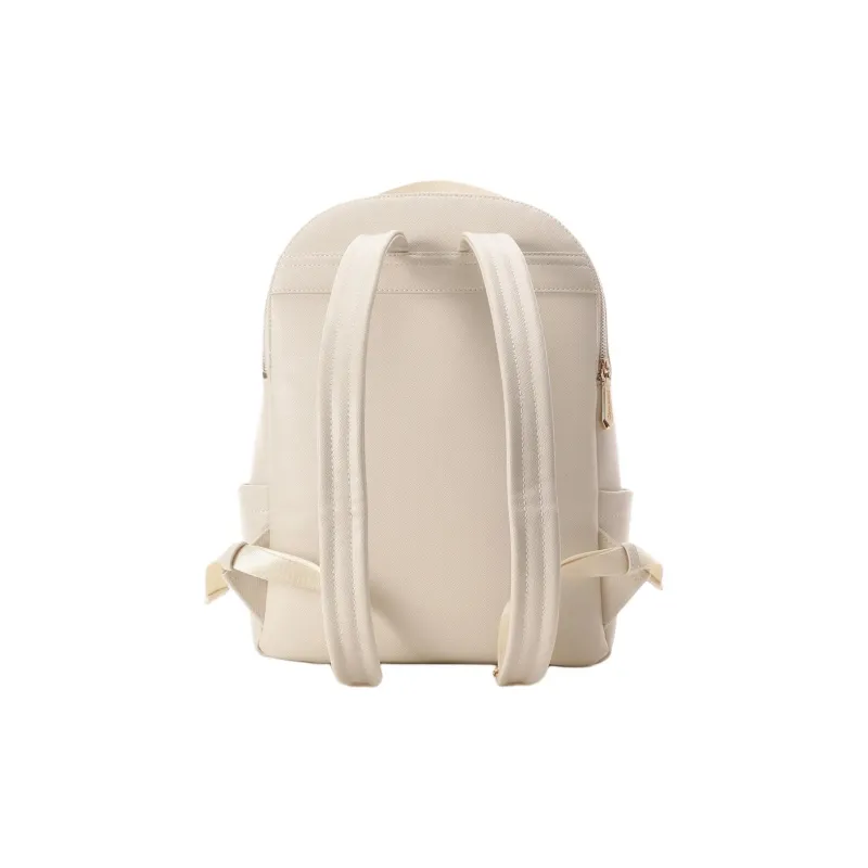 SAMANTHA THAVASA Synthetic Leather Backpack Women's Ecru-2