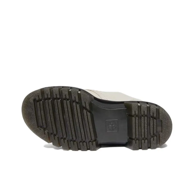 Dr. Martens Audrick Nappa Leather Platform Shoes 'Cobblestone Grey' Women's-5