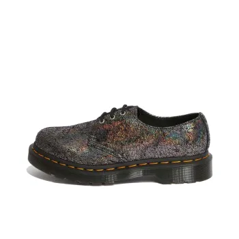 Dr.Martens 1461 Metallic Jk 'Gunmetal Iridescent Crackle' Women's