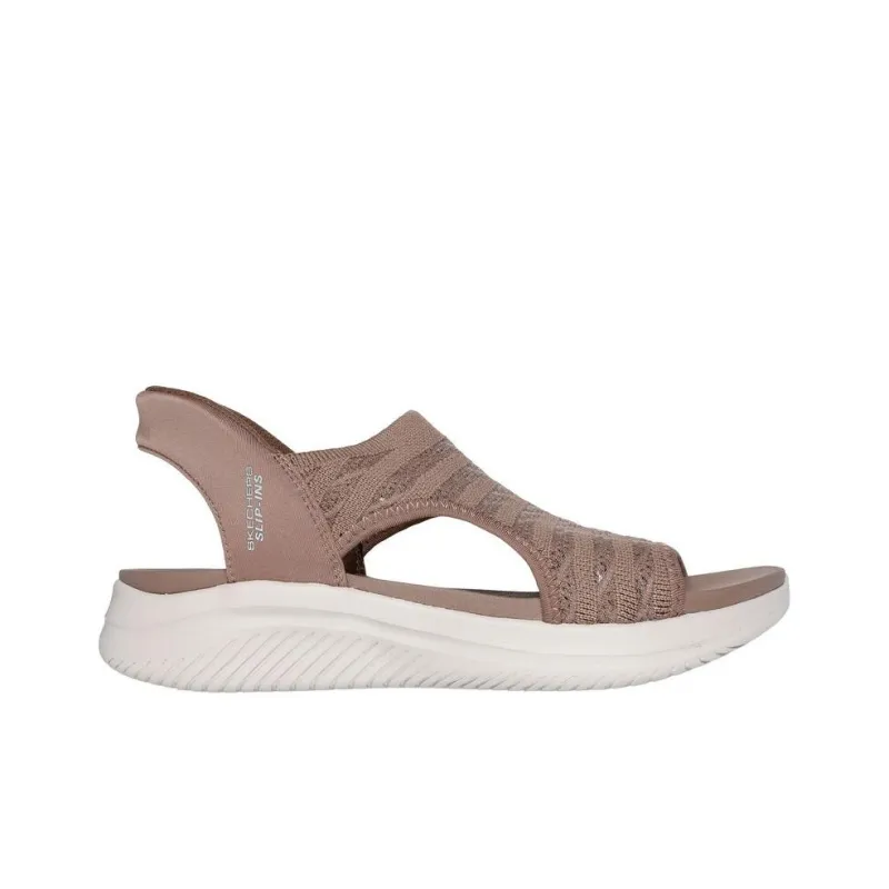 Skechers Ultra Flex 3.0 Beach Sandals Women's Brown-1
