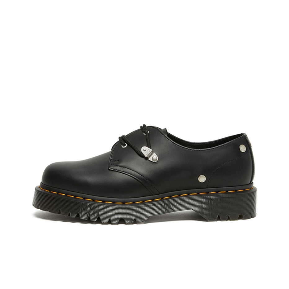 Dr.Martens 1461 Bex Stud Leather Shoes 'Carbon Black' Women's - POIZON