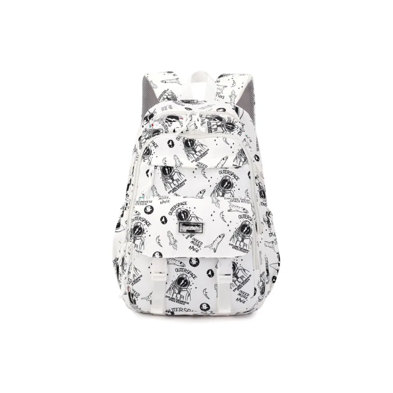 Natural Fish Oxford Backpacks Regular Men's Multicolor-8