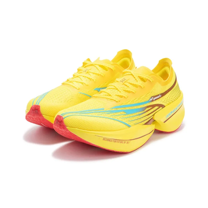 361° Flying Future 1.5 Cushioned Slip Resistant Abrasion Resistant Breathable Low Top Running Shoes Unisex Acid Yellow-2