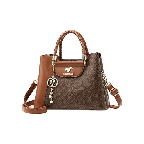 Weymond PU One Shoulder Handbags Regular Women's Coffee/Brown/Ecru