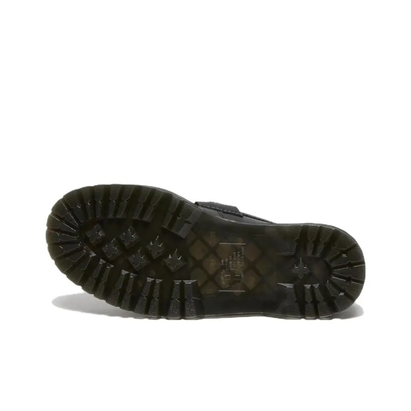 Dr.Martens Penton Bex Double Stitch Leather Loafers 'Black Poly Rip Stop + Element'-4