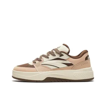 Anta Anti Slip Wear Resistant Low Top Skateboard Shoes Women's Brown
