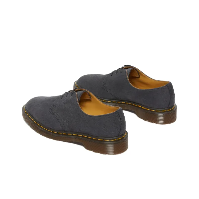 Dr.Martens 1461 Made In England Nubuck Leather Shoes 'Black'-2