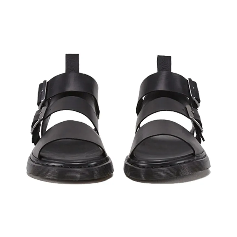 Dr. Martens Gryphon Brando Leather Gladiator Sandals Black-3