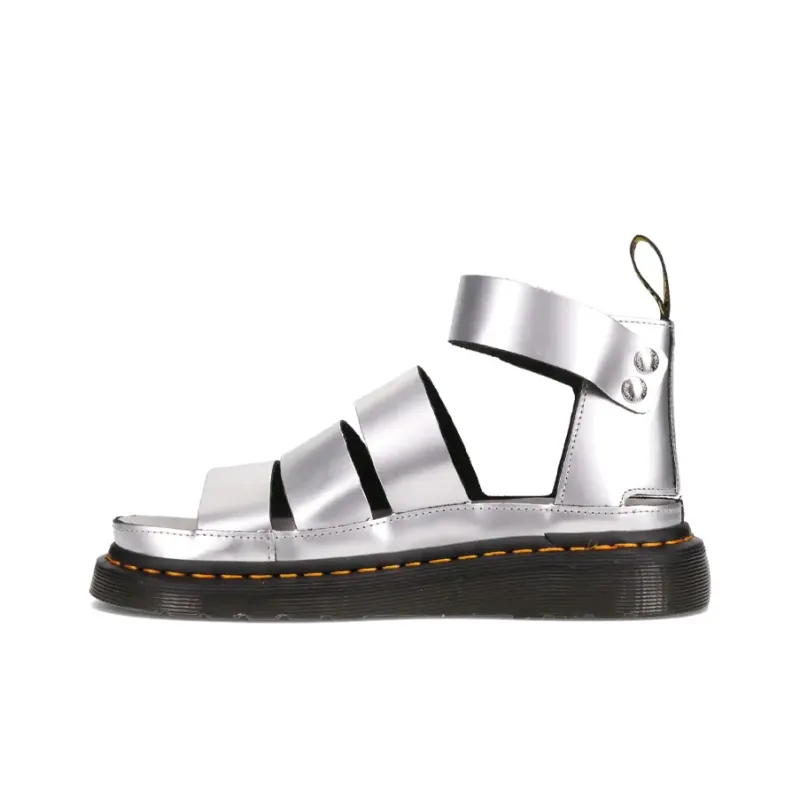 Dr.Martens DrMartens Clarissa Thick Sole Sandals Silver Women's-0