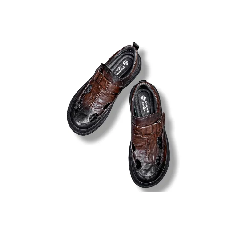Brounvanm Casual Shoes Men's Coffee-4