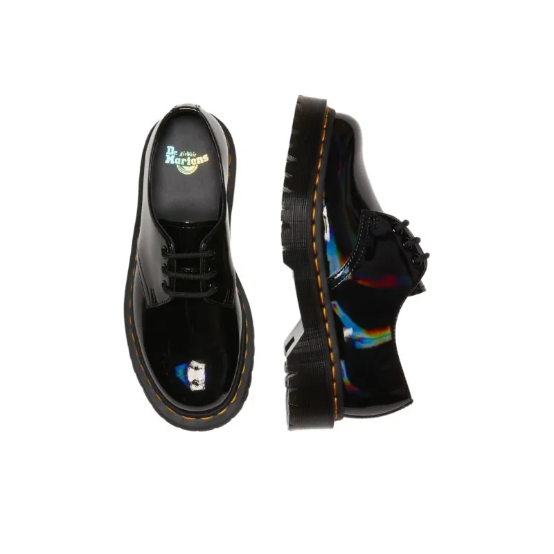 Dr.Martens 1461 Bex 3 Eye Shoe 'Black Rainbow' Women's-3
