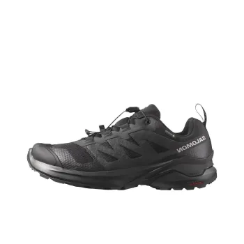 SALOMON X Adventure Slip Resistant, Abrasion Resistant, Balance Grip Low Top Hiking Shoes Men's Black