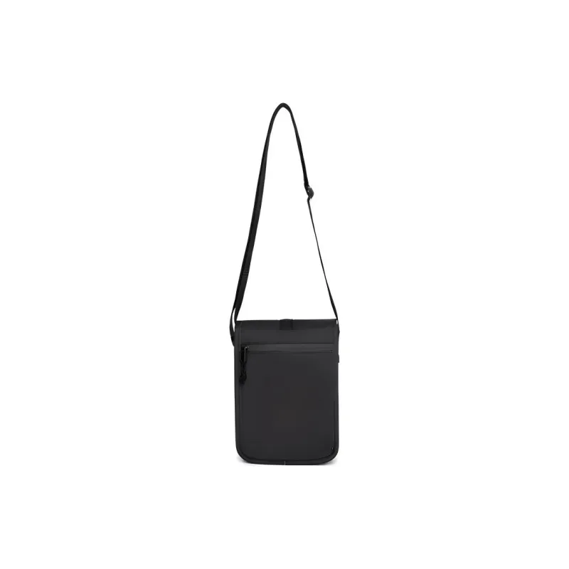 New Balance Synthetic Leather Crossbody Bag Regular Unisex Black-2