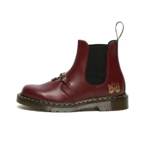 Dr. Martens 2976 Snaffle Chelsea Boots Needles Cherry Red