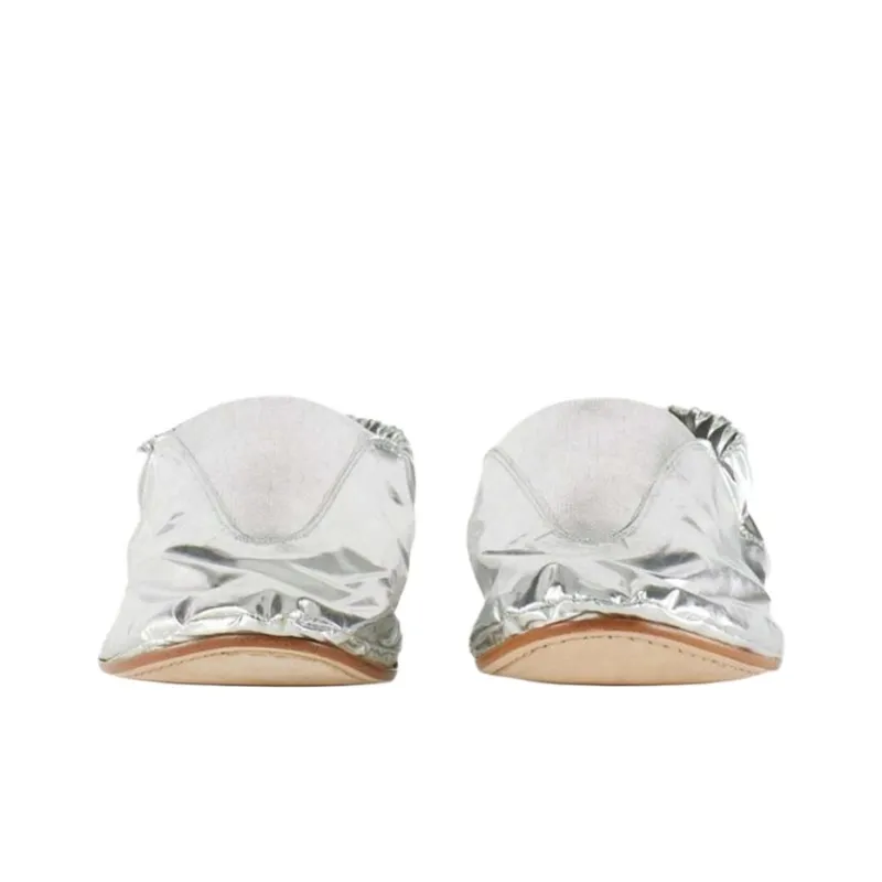 TIBI Mikhail Casual Single Shoes Women's Silver-3