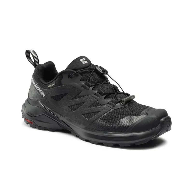 SALOMON X Adventure Slip Resistant, Abrasion Resistant, Balance Grip Low Top Hiking Shoes Men's Black-3