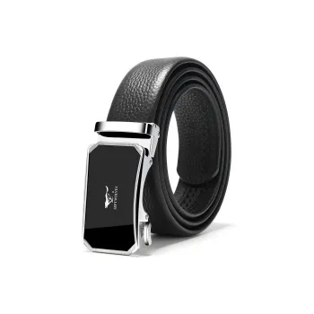 SEPTWOLVES Cow Leather Leather Belts Men's Width 3.5CM