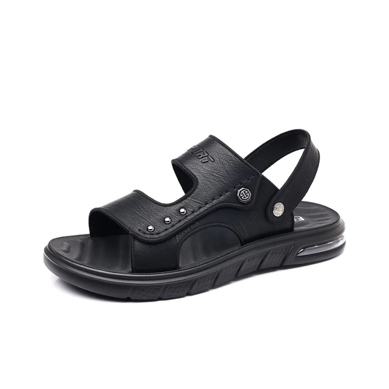 Bindu Beach Sandals Men Black/Gray-0