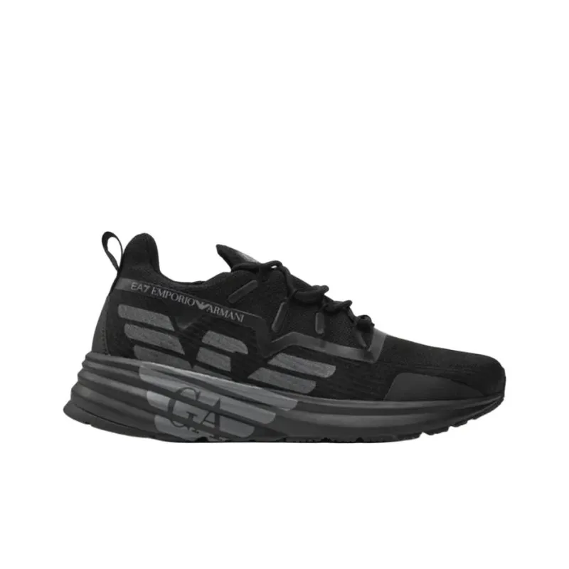 EMPORIO ARMANI EA7 Low Top Casual Shoes Men's Black-1